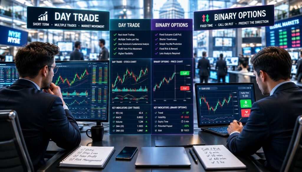 day trade opções binárias